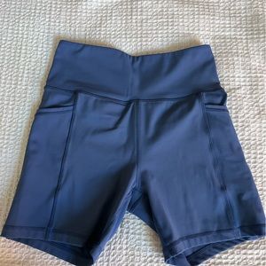 Blue Workout Shorts